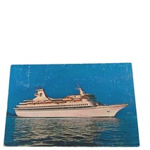 Postcard Royal Caribbean Cruise Line M/S Song of Norway Vacation Chrome Posted - £8.23 GBP