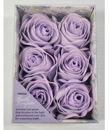 MM) Swissco Purple Bath Confetti 6 Scented Rose Petals - £7.81 GBP