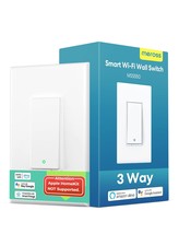 Meross 3 Way Smart Light Switch (Neutral Wire Required), 2.4G Wifi Light... - £29.87 GBP