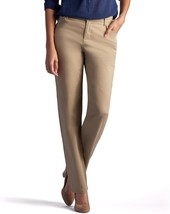 Lee Women&#39;s Relaxed Fit Mid-Rise Straight Leg Pant - Wrinkle Free - Size: 8 Long - $18.40