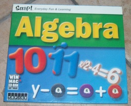 cd rom algebra sealed  - $15.20