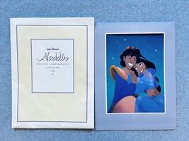 Aladdin Lithograph Walt Disney Store Exclusive Commemorative 1993 Vintag... - $10.00