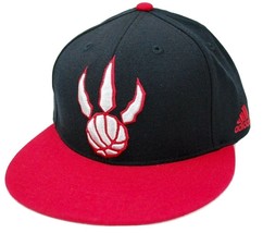 Toronto Raptors adidas NF37Z NBA Basketball Team Logo Flat Brim Snapback Cap Hat - £15.64 GBP