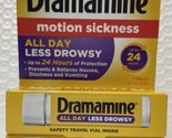 Dramamine Motion Sickness Relief Less Drowsey Formula, 8 Count Pack 2 Ex... - $29.20
