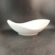 Palm Restaurant Ware White Modernist Serving Bowl Ceramic   OBO - $37.62