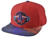 Houston Rockets NBA Dip Dye Men&#39;s Red Snapback Hat by Pro Standard - £23.73 GBP
