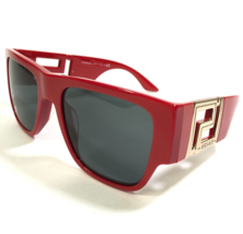 Versace Sunglasses MOD.4403 534487 Polished Red Gold Logos Oversized Thick Rim - £164.88 GBP