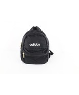 Vintage Adidas Spell Out Mini Backpack Book Bag Carry On Day Pack Black - $61.38 CAD