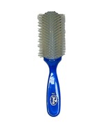 Vintage Goody Vented Styling Hairbrush Blue Handle White Bristles USA Ma... - $16.82