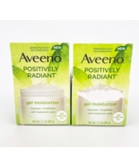 Aveeno Positively Radiant Hydrating Gel Moisturizer 1.7oz Lot of 2 - £26.94 GBP