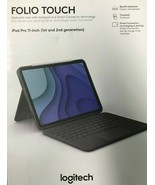 Logitech - Folio Touch Keyboard Case for Apple iPad Pro 11&quot; - 1st and 2n... - £141.18 GBP