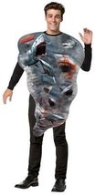 Sharknado Costume Tunic Adult Men Women 3D Attacks Tornado Halloween GC3689 - $54.99