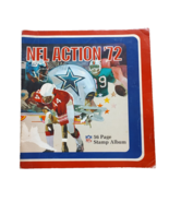 Vintage 1972 NFL Action &#39;72 Stamp 56 Page Album Unused - $77.65 CAD