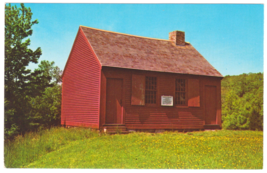 Vtg Postcard-Nathan Hale School House-East Haddam Ct-Soldier Teacher-Chr... - $1.35