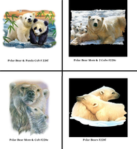 Polar Bear T Shirt Fabric Transfer for HEAT PRESS Machine Application - $6.00