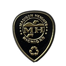 Madison Heights Michigan City State Tourism Plastic Lapel Hat Pin Pinback - £4.70 GBP