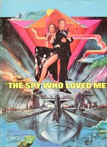 Spy Who Loved Me-James Bond-Roger Moore-Barbara Bach-9x12-Color-Program - $44.14