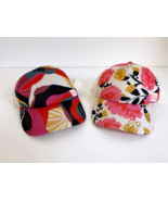 Billabong Pink &amp; White Floral Hawaiian + Abstract  Snapback Trucker Hat - $24.74