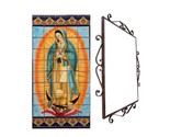 Mexican Talavera Mural HQ - Virgen6 - 21&quot; x 43&quot; - $349.00