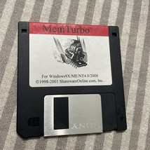 MemTurbo For Windows 9x/ME/NT4.0/2000 Floppy Disk Vintage Software - $8.55