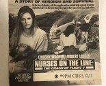 Nurses On The Line Vintage Tv Guide Print Ad Lindsay Wagner Robert Loggi... - £4.65 GBP