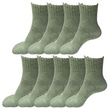 9 Pairs Womens Soft Winter Wool Thick Knit Thermal Warm Crew Cozy Boot Socks - £14.11 GBP