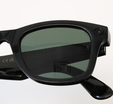 Ray-Ban Stories Wayfarer 0RW4002601/7150 Smart Glasses 50mm - Shiny Black/Green image 6