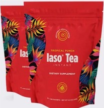 50 DAY TLC TROPICAL PUNCH IASO TEA INSTANT! LOSE A POUND A DAY! WEIGHT F... - $64.50