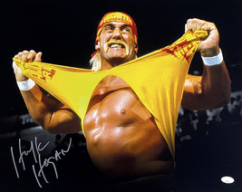 Hulk Hogan Signed 16x20 WWE Shirt Rip Wrestling Photo JSA AF39272 - £190.81 GBP