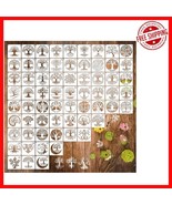 65-Piece Tree Stencils for Painting on Wood - 3-Inch Reusable Craft Temp... - $464.39 MXN