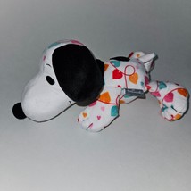 Hallmark 2024 Peanuts Snoopy Plush Valentine&#39;s Day Heart on My Sleeve Toy Gift - £15.49 GBP