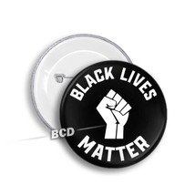 Black Lives Matter BUTTON Pin Pinback Buttons Badge Gift BLM - £2.38 GBP