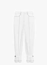 Contrast trousers  - $183.44 MXN