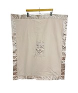 Barefoot Dreams Satin Trim Princess Receiving Baby Blanket Light Pink Fl... - $680.71 MXN