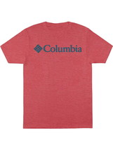 Columbia Men&#39;s Franchise T-Shirt in Lilly Red Heather-2XL - £14.33 GBP