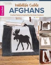 Leisure Arts-Wildlife Cable Afghans - £23.00 GBP