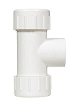 Kbi Reducing Comp Tee Sch 40 Pvc Comp X Comp 1-1/2 &quot; 150 Psi Pvc Rubber - $30.97 CAD