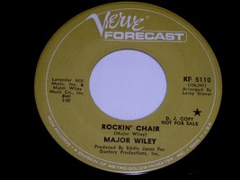 Major Wiley One More Heartache Rockin&#39; Chair 45 Rpm Record Verve 5110 Promo VG++ - £58.72 GBP