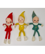 Christmas Felt Poseable Pixie Elf Knee Hugger Japan - $34.39 CAD