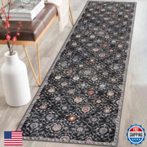 KILOCOCO 2x8 Moroccan Runner Rug, Washable, Non-Slip, Super Soft Hallway... - $40.60