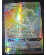 POKEMON TCG CARD RESHIRAM GX HP180 71/70 NM RARE - $5.36 CAD