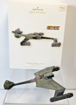 Hallmark Keepsake Star Trek Klingon Battle Cruiser Ornament Magic 2009 L... - $37.39