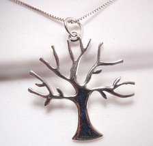 Tree of Life Necklace 925 Sterling Silver Corona Sun Jewelry forest wood... - $13.49