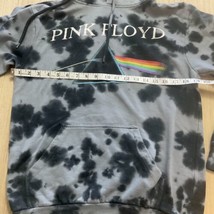 Pink Floyd Blue Tie Dye Hoodie Small Dark Side Of The Moon Tour Sweatshirt - £11.42 GBP