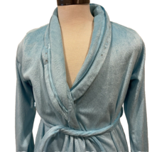 Chuckie Goodnight Robe Youth XL  Bathrobe Soft Blue Pockets Rhinestones ... - £7.99 GBP