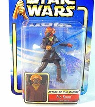 Star Wars Attack Of The Clones Carded Plo Koon (Arena Battle), Sammlerstück - £25.17 GBP