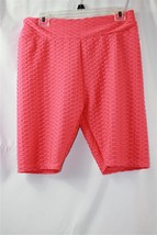 NWT NIP Salmon Pink Orange Polyhymnia Rear Enforced Biker Shorts M - $14.24
