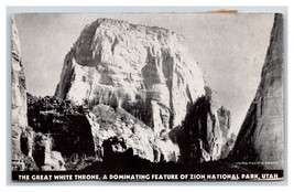 Great White Throne Zion National Park Utah UT Standard Oil UNP Postcard Y10 - £2.33 GBP
