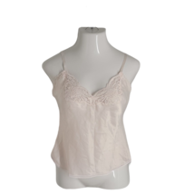 Wonder Maid Slip Shirt Top ~ Sz 34 ~ Light Pink ~ Sleeveless ~ Lace Trim - £13.66 GBP