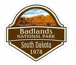 Badlands National Park Sticker Decal R837 YOU CHOOSE SIZE - $1.95+